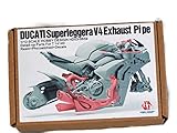 ホビーデザイン 1/12 ドゥカティ スーパーレッジェーラ V4 エキゾーストパイプパーツ タミヤ対応 HD03-0659