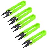 uxcell 　携帯用　仕立て屋　はさみ　クラフト糸　ステッチ剪断　ばね　裁縫道具 5個入り