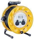 エスコ AC200V/19A/30mコードリール(漏電遮断器・抜止付 EA815DG-30L
