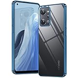 OPPO Reno9 A ケース OPPO Reno7 A ケース クリア おっぽ スマホ 9a 7a カバー オッポ リノ9a レノ7a 耐衝撃 OPG04 A201OP スマホケース tpu かわいい おしゃれ 可愛い（Reno 9A/7A,ブルー）