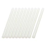 uxcell　グルースティック　溶接棒　グリッター　電気　暖房　ガン　10個　100×7mm　ホワイト