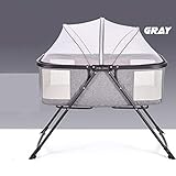 ミニベビーベッド折りたたみ式多機能ベビーベッドポータブルベビーベッド新生児リムーバブルベッドネット旅行ベッド