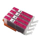 BCI-381XL キヤノン用 互換 インクカートリッジ マゼンタ BCI-381XLM×4 大容量 残量表示 個包装 対応機種：PIXUS TR8630a TR703a TR8630 他【YUBOYA】
