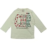 【秋冬物】 chocola(ショコラ) 天竺長袖Tシャツ 90cm/キナリ NO.CH-1512-18001