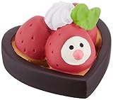 デコレ(Decole) 置物 文鳥スイーツ ハートタルト 3.3×3.2×H2.2cm コンコンブル concombre ZCB-17314