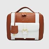 Genuine Leather Mini Crossbody Bag (Brown)