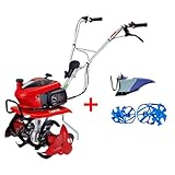 ホンダ こまめ F220JAST (ニュースターローターDX標準搭載タイプ) + パープル培土器 + ブルースパイラルローター650セット