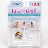 アメリカン ジオラマ 1/64 フィギア ビーチ ガールズ Figure Beach Girls Set Mijo限定 AD-76481MJ [並行輸入品]