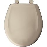 Bemis 200SLOWT 076 Round Closed Front Toilet Seat, Creme by Bemis