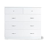 100幅 4段 チェスト 【100-4LC MVP DX】 (（白）ホワイト)