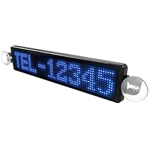 Amazon | AUTOMAX izumi 電光掲示板 (青) LED 小型 USB 5V
