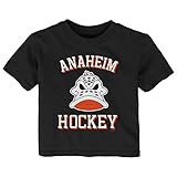 NHL幼児用「Hello Mascot」半袖Tシャツ ブラック