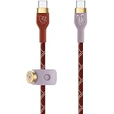 【ズートピア】Belkin USB-C to USB-C 編組シリコン ケーブル MacBook/iPad mini/iPad Pro/iPad Air/Galaxy/Androidスマートフォン対応 急速充電 PD対応 超高耐久 2メートル ブラッ