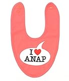 ANAP KIDS フキダシロゴ スタイ ピンク F