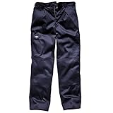 (ディッキーズ) Dickies スーパー ワークトラウザーズ ワークウェア 作業服ボトムス 作業服パンツ 作業着ズボン (ショート丈) 男性用 (42) (ネイビーブルー)