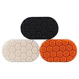 ZFE 3個ハンド研磨パッドポリッシャー バフ コンパウンド ポリッシャー用スポンジ ポリッシングスポンジ 研磨バフ スポンジバフ 研磨パッド研磨 洗車用 ワックス 電動ポリッシャー カーポリッシャー