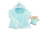 Steiff Sleep well bear Bath set, blue Baby Plush by Steiff [並行輸入品]