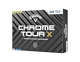 キャロウェイ(Callaway) ゴルフボール CHROME TOUR X 24 360 TRIPLE TRACK 4ピース構造 トリプル・トラック ホワイト