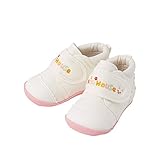 [ミキハウス] MIKIHOUSE 【ミキハウス(ベビー)】 くまちゃんうさちゃんの裏毛パイル素材のベビーファーストシューズ (11cm-13cm) 40-9341-971 白 12.5cm