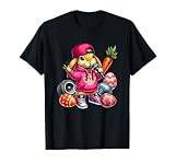 ヒップホップ バニー イースターエッグ マイク バイブ Tシャツ