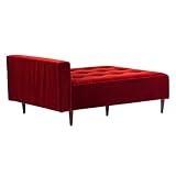 arne ベンチソファ 背もたれ無し ベンチチェアー 長椅子 片肘付き イス ダイニング 2人掛け 布張り Baggy SA 4×5 V-1008 ダークレッド 赤