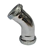 Plumb Pak PP132 1-1/2 22 Gauge 45 Degree Coupling Elbow by Plumb Pak