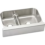 エルケイeaqduhf3523lグルメステンレススチール34 – 5 / 8 "アンダーマウントダブルBasin Kitc、 42.25 x 13.00 x 0.30 inches EAQDUHF35