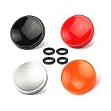 LXH 4パック(レッド+シルバー+ブラック+オレンジ) カメラ用ソフトシャッターリリースボタン シャッターリリースソケット付き 富士フィルム X-PRO2 XPRO-1 X100F X100T X100 X100S X10 X20 X30 X-E1 X-E2 X-E2S STX-2