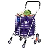 折り畳み式のポータブルショッピングカート、大容量のトロリー、特別なタイヤのデザインと360度回転ホイールは、さまざまな道路の表面に適応することができます