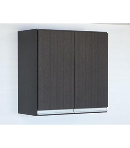 【値下げ（市価の約1/3）】吊戸棚　 壁面キャビネット ダークブラウン 値下げ（市価の約1/3）】吊戸棚 壁面キャビネット ダーク