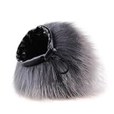 NOPOXA アウトドア 毛皮のようなウィンドスクリーン フロントガラスカバー マフ Zoom H1n ハンディレコーダー マイク WindShield
