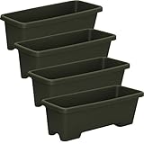 アイリスオーヤマ プランター グリーンカーテン用プランター 900 ハーブグリーン 4個セット