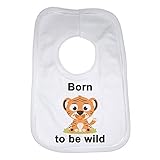 Born To Be Wild Funny Baby Bib by 2Personal
