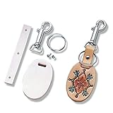 クラフト社 革キット レザークラフト 牛革 素材 ルクレホルダー 4230 サイズ40×145mm