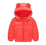 FEVON　コート　子供　男の子　女の子　男女兼用　ダウンコート　キッズ　ボーイズ　ガールズ　ベビー服　秋冬　ダウンジャケット　軽量　フード付き　無地　シンプル　アウター　耳付き　ライトダウン　防寒着
