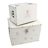 Cute Baby Keepsake Set of Two Storage Boxes by Haysom Interiors [並行輸入品]
