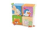 Trudy 9 cm Cube Set Happy Days Rattle by Trudi