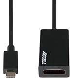 Accell USB-C - HDMIアダプター - USB 3.1 Type-C - HDMI 2.0 アクティブアダプター - 4K UHD @60Hz - Thunderbolt 3対応 DisplayPort Altモード対応