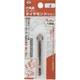 DIA-T 六角軸 ロータリーダイヤモンドヤスリ ＃4 円柱先尖り型 №1031-4