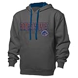 NCAA Boise State Broncosベンチマークカラーブロックプルオーバーフード、Large、グラファイト/ロイヤル