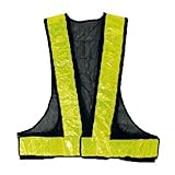 反射安全ベスト LEDライト ネイビー×イエロー 292511