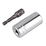 2pcs ユニバーサル ソケットレンチ ゲイターグリップ 7-19mm パワー ドリル アダプタ ツール 多機能　修理修復