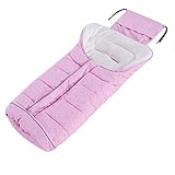エルフ ベビー(Fairy Baby)ベビーカーフットマフ あったか 防寒 お出かける用品 多機能 ピンク