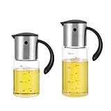 VKCHEF オイルボトル 醤油差し 液だれしない 200ml 300ml 醤油さし 調味料入れ ドレッシングボトル 調味料ボトル 耐熱ガラス 保存容器