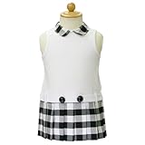 [ベビーディオール] Baby Dior ノースリーブ 襟付ワンピース CD-0236BK 36Mサイズ