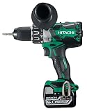 日立工機 14.4V コードレスドライバードリル 充電式 6.0Ahリチウムイオン電池、急速充電器、予備電池、ケース付 DS14DBL2(2LYPK)