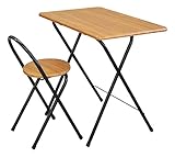 エイ・アイ・エス(AIS) ワンタッチテーブル・チェアセット ブラウン OT-600