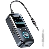 Bluetoothトランスミッター CHOVE Bluetooth 5.4 トランスミッター レシーバー ブルートゥース トランスミッター 受信機 送信機 一台二役 ハンズフリー通話 家庭/テレビ/アウトドア/車用 小型 充電しながら使用可