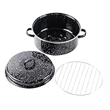 BRIGHTFUFU 焼き芋鍋 kitchen tools charcoal grill ホーローポテトポット ロースターパン ローストパン