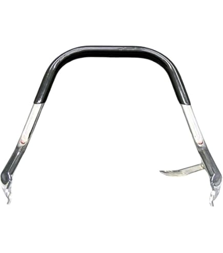 Amazon | GSX400F タンデムバー 黒×メッキ/ゴム巻き